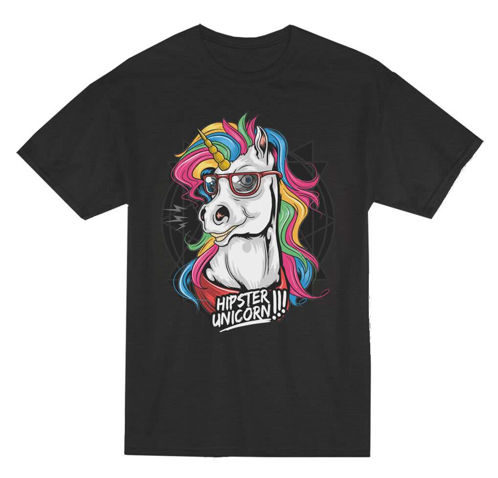 tävla med shirt supply och vinn valfri t-shirt hipster unicorn